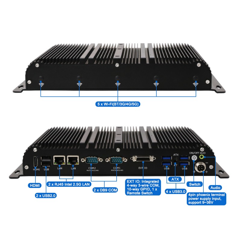 Computador Industrial Robusto  - Fanless Industrial Pc Rs485 Core I7 avaliação e preço