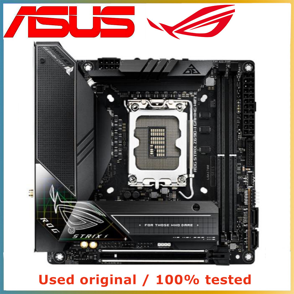 Placa-mãe ASUS ROG STRIX Z690- - Lga1700 Itx Motherboard Ddr5 avaliação e preço